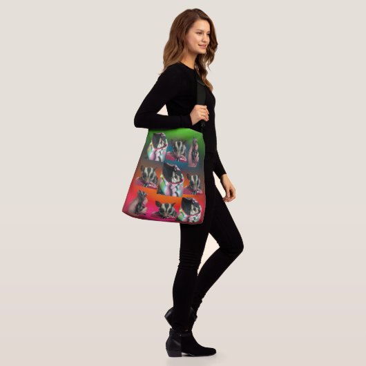 Sugar Glider betegelde all-over-print crossbody ta Crossbody Tas (Op model)