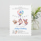 Sugar Glider Birthday Invitation (Debout devant)