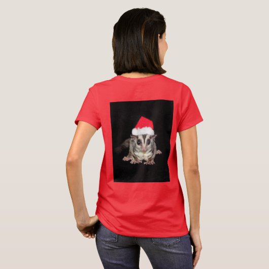 Sugar Glider Christmas T-shirt (Achterkant volledig)