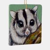 Sugar Glider Painting Keramisch Ornament (Rechts)