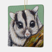 Sugar Glider Painting Keramisch Ornament (Links)