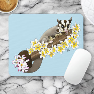 Sugar Glider Schattige Floral Muismat