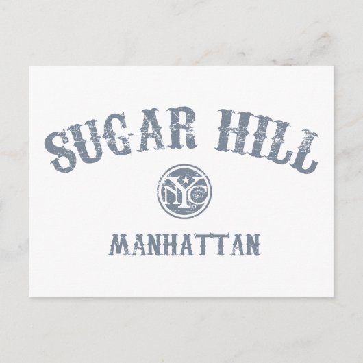 Sugar Hill Briefkaart (Voorkant)