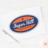Sugar Hill Ovale Sticker (Envelop)