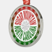 Sugar Mountain North Carolina Metalen Ornament (Links)