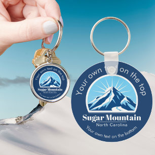 Sugar Mountain North Carolina skioord cadeau Sleutelhanger