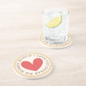 Sugar Pie Honey Bunch Zandsteen Onderzetter (Zijkant)