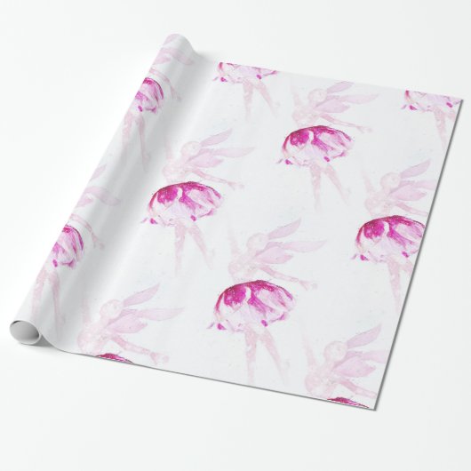 Sugar Plum Fairies Cadeaupapier (Uitgerold)