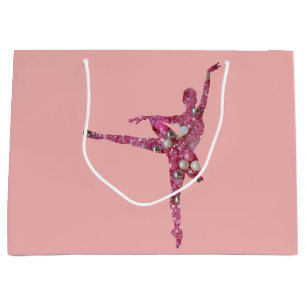 Sugar Plum Fairy Ballerina dubbelzijdig Groot Cadeauzakje