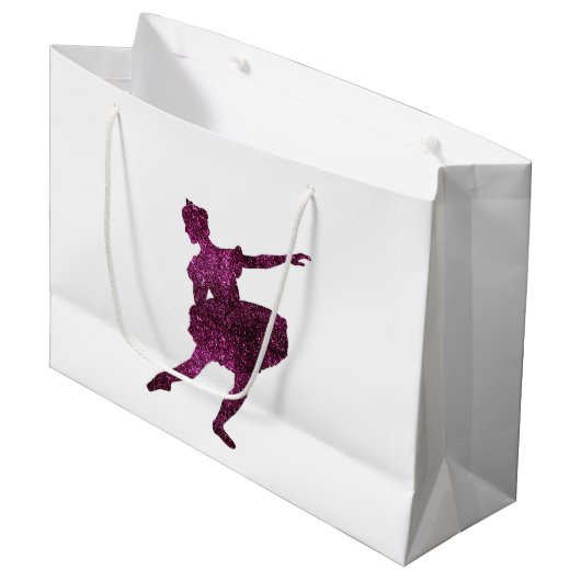 Sugar Plum Fairy dubbelzijdig Large Cadeautasje (Voorkant Gekanteld)