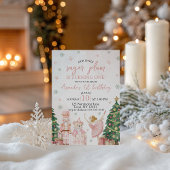Sugar Plum Nutcracker Birthday Invite Kaart