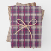 Sugar Plum - Plum & Bows Set, HI-stijl Kerstmis Inpakpapier Vel (In situ)