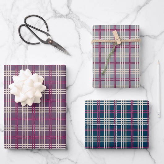 Sugar Plum Squares Set Inpakpapier Vel (Voorkant)
