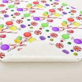 Sugar Plums Sherpa Blanket Deken (3/4)