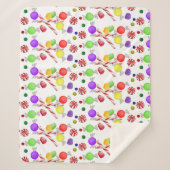 Sugar Plums Sherpa Blanket Sherpa Deken (Voorkant)