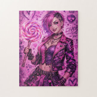 Sugar Rush Rebel: Neon Candy Chaos Legpuzzel