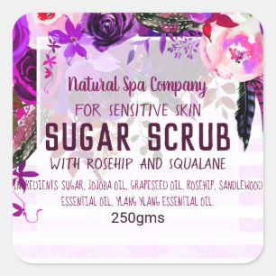 Sugar Scrub Étiquette