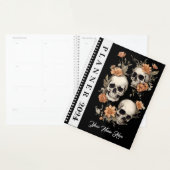 Sugar Sculls Black Planner 2024 Bloemen (Display)