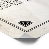 Sugar Sku Rose Table Plan Mariage Poster 8 Siège (Coin)