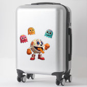 Sugar Skull Arcade Sticker (Koffer)