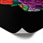 Sugar Skull Art - betoverende schoonheid Poster (Hoek)