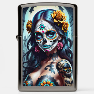 Sugar Skull Art - Bloeiende schoonheid