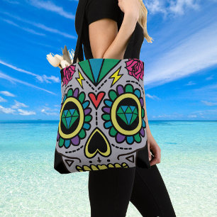 Sugar Skull Art, Dag van de Doden Draagtas