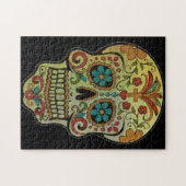Sugar Skull Art, Dag van de Doden Legpuzzel (Horizontaal)