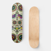 Sugar Skull Art Day van de doden Skateboard (Voorkant)