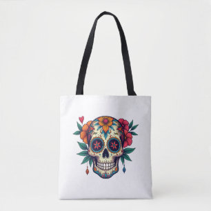 Sugar Skull Art Draagtas