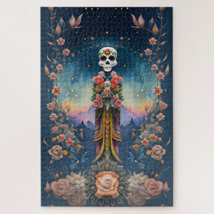 Sugar Skull Art - Feestelijke Dag van de Doden Legpuzzel