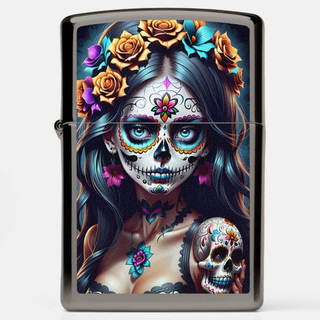 Sugar Skull Art - Fiesta van kleuren (Front)