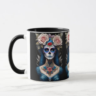 Sugar Skull Art - Kleurrijke Dia de los Muertos Mok