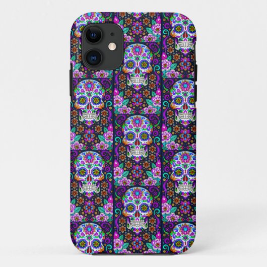 Sugar Skull Art - Leven in de dood Case-Mate iPhone Case (Achterkant)