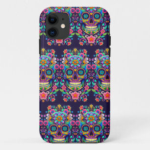 Sugar Skull Art - Levendige uitdrukking van tradit iPhone 11 Hoesje