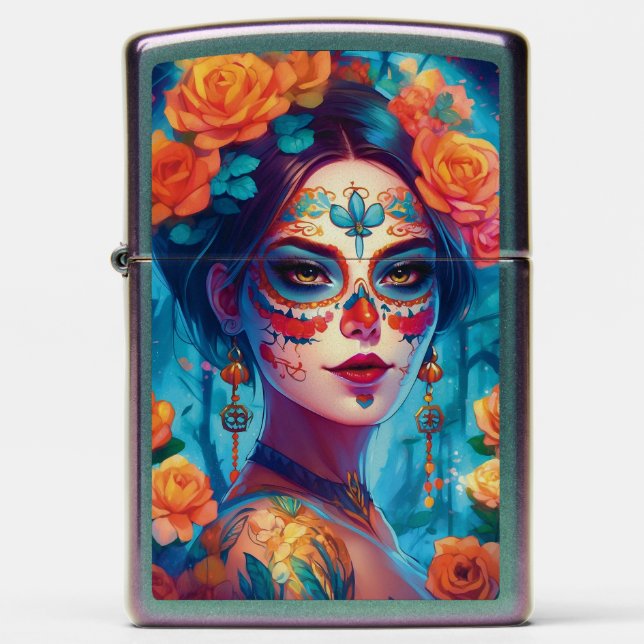 Sugar Skull Art - Mystique Rozen (Front)
