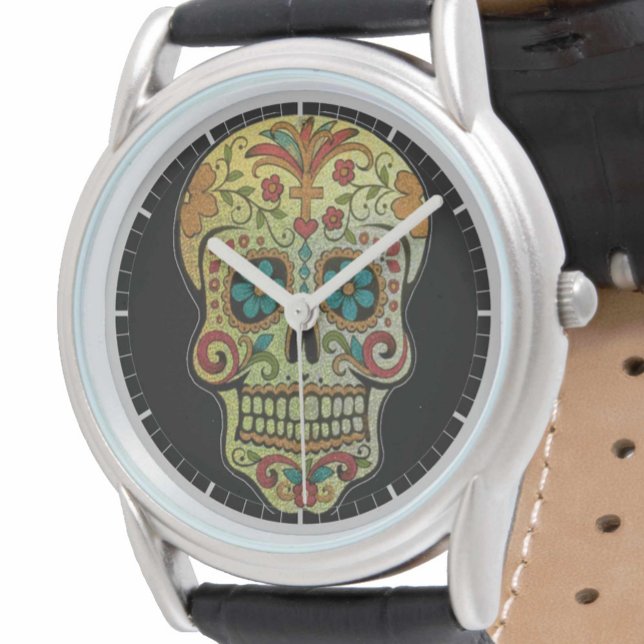 Sugar Skull Art op een Horloge (Creator heeft geüpload)