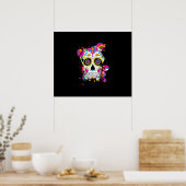 Sugar Skull Art Poster (Keuken)