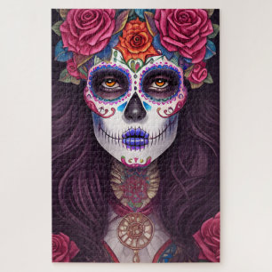 Sugar Skull Art - Traditionele Mexicaanse Suikersc Legpuzzel