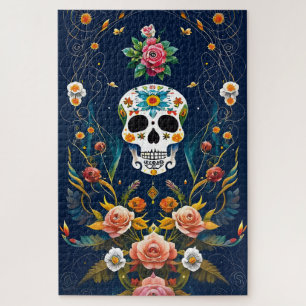 Sugar Skull Art - Vier traditie Legpuzzel