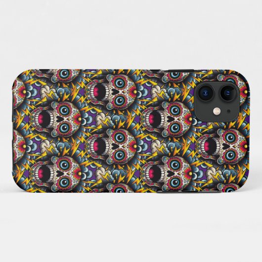 Sugar Skull Art - Voel je opgevoerd Case-Mate iPhone Case (Achterkant (horizontaal))