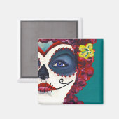 Sugar Skull Beauty Magneet (Voorkant / Achterkant)