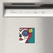 Sugar Skull Beauty Magneet (Insitu (Vaatwasser))