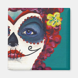 Sugar Skull Beauty Magneet