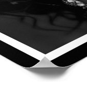 Sugar Skull Black and White Poster (Hoek)