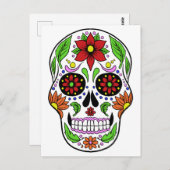 Sugar Skull-briefkaart Briefkaart (Voorkant / Achterkant)