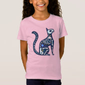 Sugar Skull Calavera Cat III T-shirt (Voorkant)