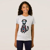 Sugar Skull Calavera Hond IV T-shirt (Voorkant volledig)