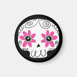 Sugar Skull Calaverita Dag van de Dode Sleutelhang Magneet