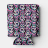 Sugar Skull Cat Pattern Blikjeskoeler (Achterkant)
